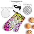 thumbnail image 4 of Oven Mitts and Pot Holders 4 Piece, Colorful Tie Dye Stained Glass A High Heat Slip Resistant Oven Mitt and Trivets Set Kitchen Oven Glove Pot Holders for Cooking Baking Grilling, 4 of 7