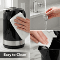 thumbnail image 2 of OVENTE 1.8L Electric Kettle with 1500W Fast Boiling Heater, Black KP413B | Best For Coffee or Tea, BPA-Free, Easy-Fill Lid, Water Level Window, Auto Shut-Off & Boil-Dry Protection, Removable Filter, 2 of 8