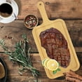 thumbnail image 7 of Niriyo Charcuterie Serving Board, Wooden Cheese Board Handle for Meat & Bread Display (13x6inch), 7 of 7