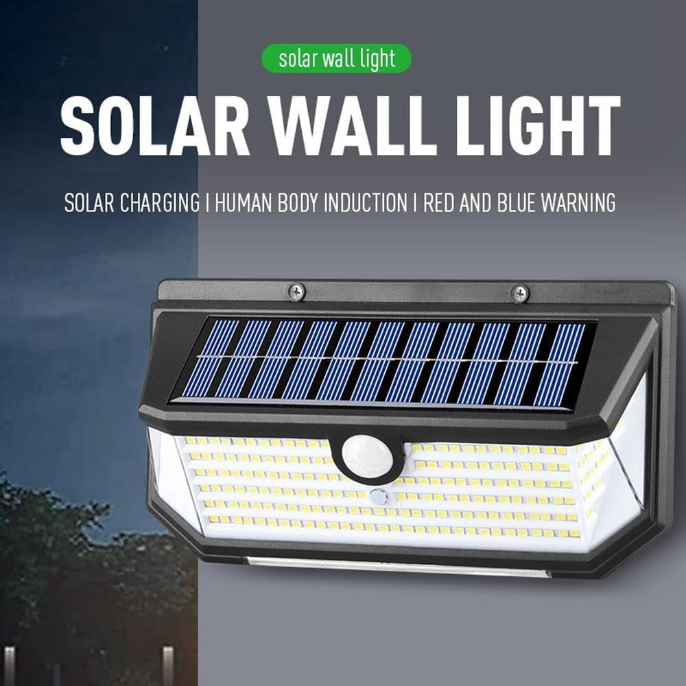 Solar Lights Outdoor Waterproof, 4 Pack 4500LM Super Bright Motion Sensor Flood Outside Lights, Solar Security Lights for Garden Patio Garage Yard Entryways