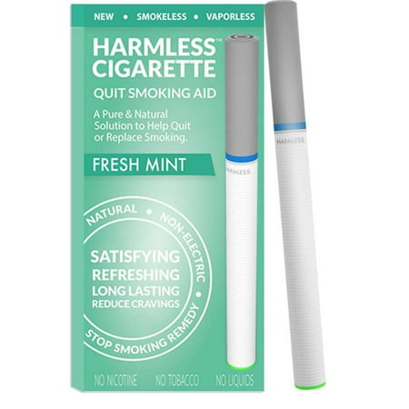 Harmless Cigarette Quit Smoking Aid - Fresh Mint (Best Vapor Smokeless Cigarettes)