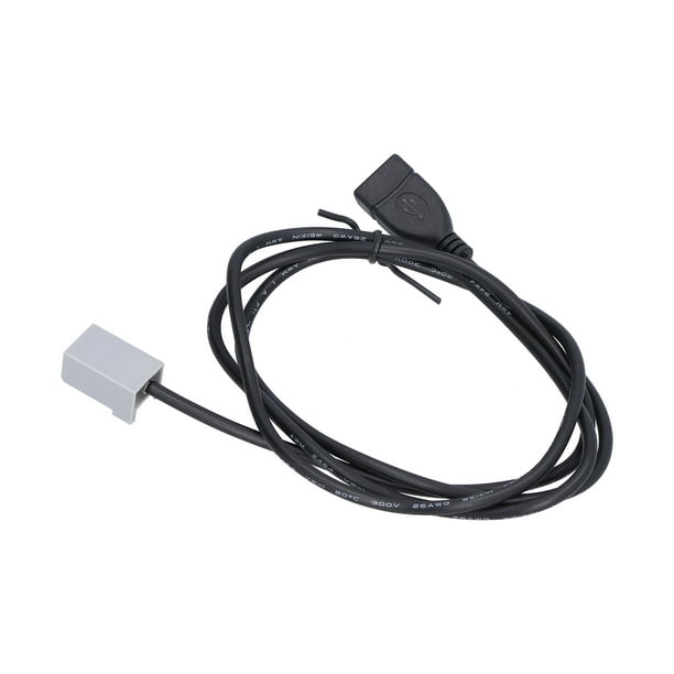 Gupbes aux USB Cordon Adaptateur d'Entrée Audio pour  /jazz/cr-V/accord/odyssée,aux dans le Câble,Connecteur d'Entrée Audio 