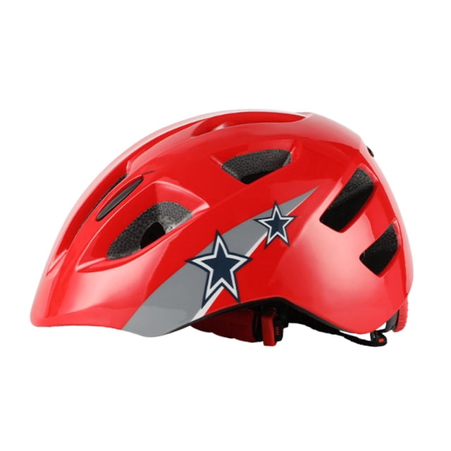 Casco de bicicleta para niños Casco de patinaje adolescente mejor amortiguación portátil para niños Rojo