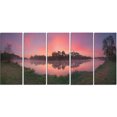 thumbnail image 2 of Purple Tinged Lake Sunrise View - Landscape Artwork Canvas, 2 of 3