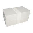 thumbnail image 3 of Bento Box Double Layer Plastic Food Storage Container Insulated Black Reusable for Office Meal Prep by Xuniizn, 3 of 7