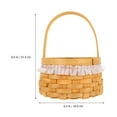 thumbnail image 4 of KAKOWELY Woven Flower Basket Multi Colored 1Pcs 6.3x6.3in, 4 of 11