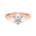thumbnail image 3 of 5 Carat IGI Certified Heart Shape Lab Grown Diamond Engagement Ring | 14K Rose Gold |Teagan Solitaire Diamond Ring | FG-VS1-VS2 Quality Friendly Diamonds, 3 of 4