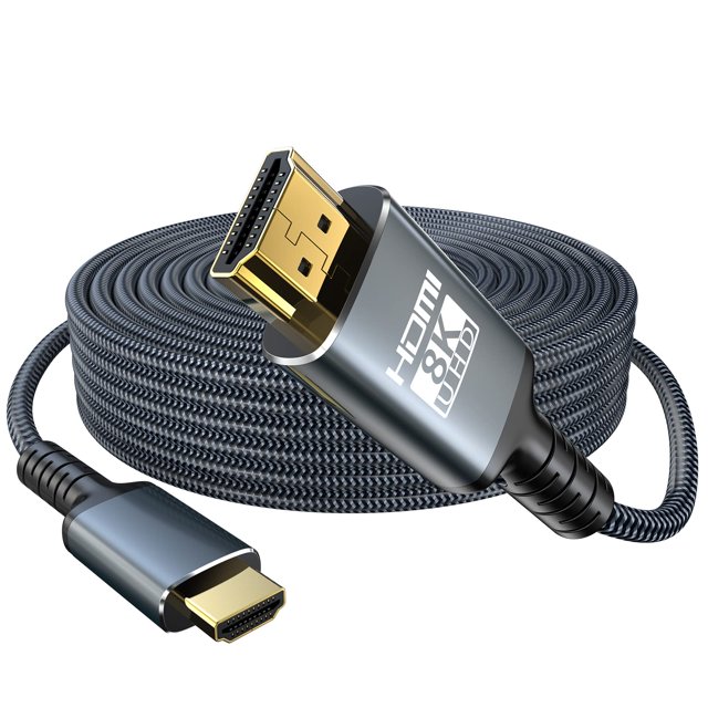 Cable HDMI Eareyesail 8K HDMI 2.1 de 12 m (40 pies) de ultra alta velocidad