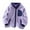 Purple, variant on Posijego Toddler Boys Sherpa Jacket Fall Winter Warm Hooded Long Sleeve Spring Casual Outerwear with Pockets