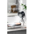 thumbnail image 3 of Portable Desktop Range Hood with 3-Speed Fan. Adjustable Hanging Mini Extractor Hood for Kitchen, Indoor BBQ, Hot Pot. Strong Suction, Low Noise. Filters Fumes, Removable Washable Oil Filter. (Grey), 3 of 8