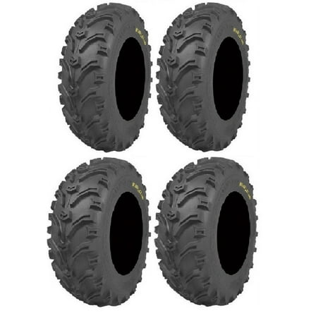 Full set of Kenda Bear Claw (6ply) 25x8-12 and 25x10-11 ATV Tires (4)