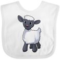 thumbnail image 3 of Inktastic Cute Little Lamb Boys or Girls Baby Bib, 3 of 4