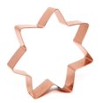 thumbnail image 1 of Obtuso Heptagrama Heptágono Polígono De Siete Lados Insignia De Policía Del Sheriff Cortador De Galletas, 1 of 3