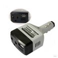 thumbnail image 1 of HLONK Car Power Converter Inverter 12V/24V for 220V AdapterCar Cigarette Lighter Socket Power+USB Converter, 1 of 6