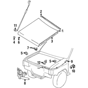 Genuine OE Isuzu Lock - 8971757511