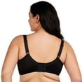 thumbnail image 4 of HSIA Womens Plus Size Bras Full Coverage Mesh Unlined Minimizer Bras Black 46DD, 4 of 9
