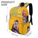 thumbnail image 3 of Hitpig-theme Backpack, Campus style schoolbag Bookbag with Adjustable Shoulder Straps And Large Zip Compartment, Unisex Travel Bags.42x30x15cm, 3 of 6