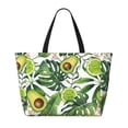 thumbnail image 2 of Honeii Watercolor Green Tropical for Tote Bag with Adjustable Strap,Beach Bag, Waterproof Sandproof Beach Tote Bag, Large Capacity Foldable Beach Bags, 2 of 7