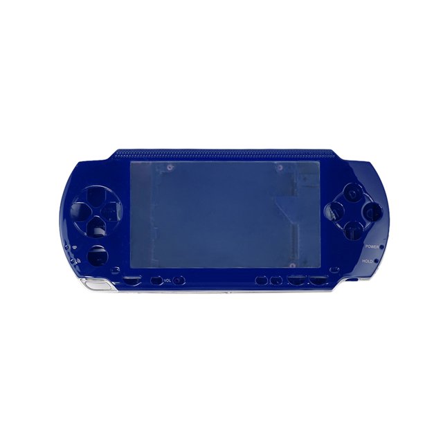 Btafrte Cubierta Carcasa Completa Con Tornillos Caja Botón para PSP1000 (azul)