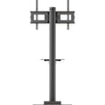 thumbnail image 2 of Crimson S631G Floor Stand with Metal Shelf for 37 - 63 in. Displays, 2 of 4