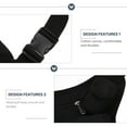 thumbnail image 2 of Onaparter Sports Fanny Pack Camping Leg Bag Thigh Canvas Outdoor Pouch Men and Women Travel （Black）, 2 of 6