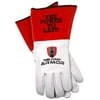Longevity (Welding-Armor) TIG Welding / Plasma Cutting Gloves (Red & White) - Large