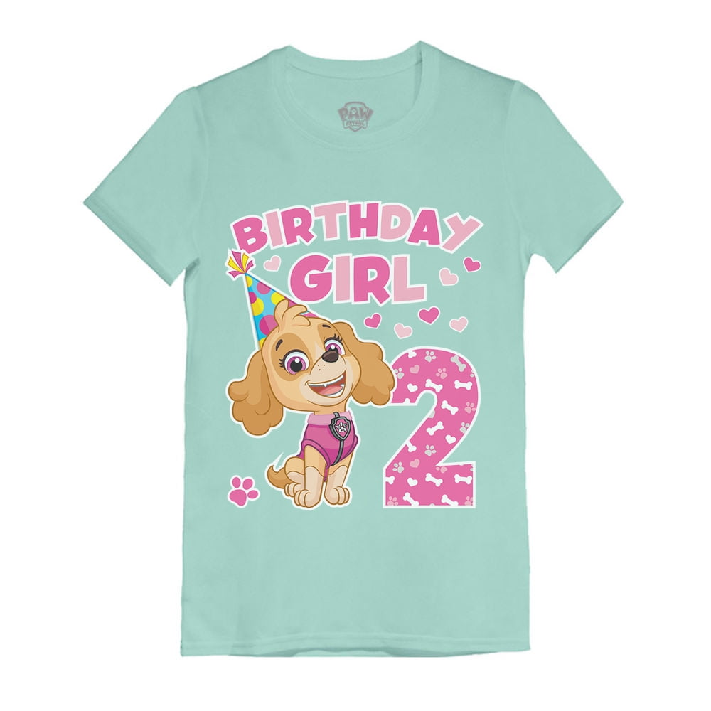 Birthday Girl Shirt Paw Patrol Skye 3rd Birthday Infant Girls' Fitted T-Shirt
