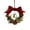 F, variant on ZLBDYG Velvet Bow and Bell Wreath Ornament with Artificial Pine Cones & Berries, Single Hanger Decoration for Christmas Tree, Holiday Scene Setting & Festive Gift Topper for Present Packages
