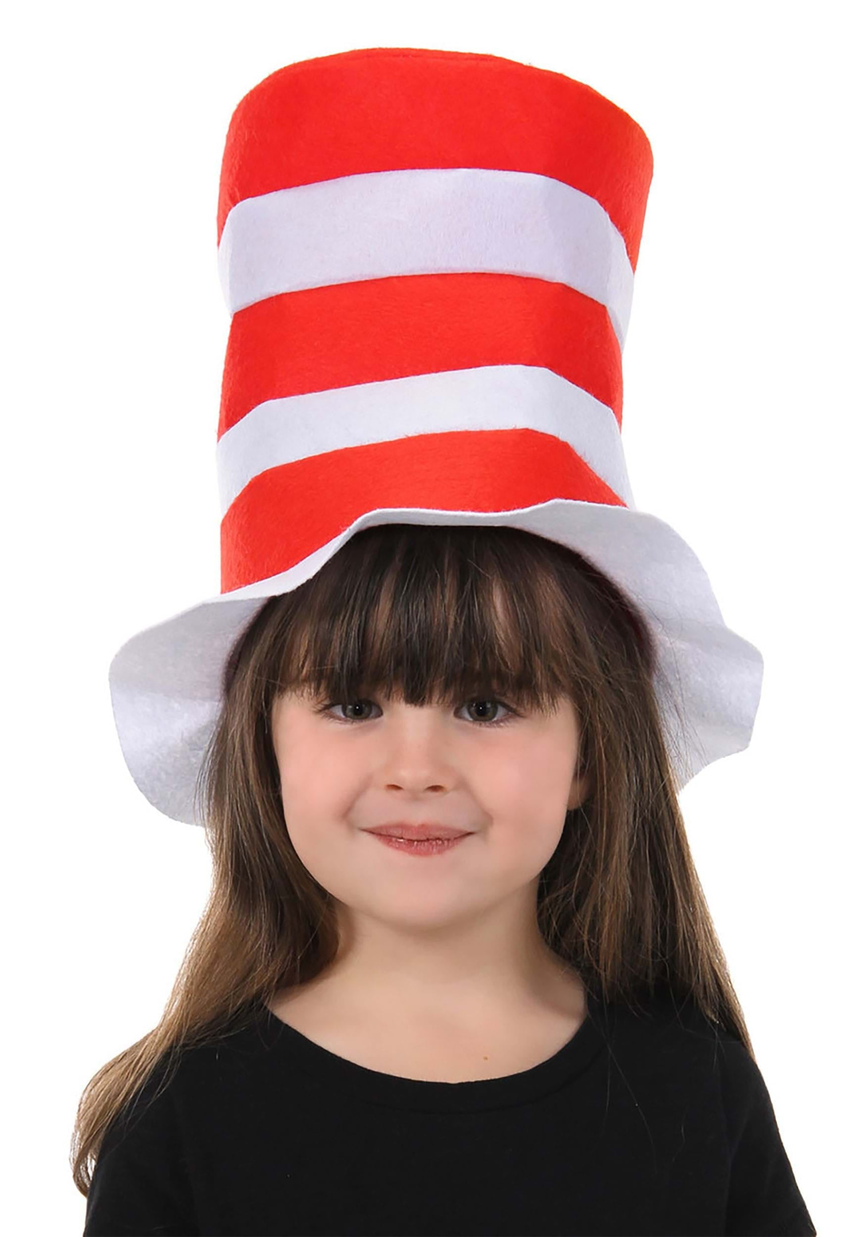 Seuss Cat in The Hat Costume Socks for Kids by Elope Dr 