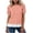 02 Orange, variant on Fewfanhot Summer Tops for Women Summer Striped Crewneck T-Shirts Color Block Short Sleeve Tops Casual Basic Tee