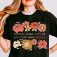 thumbnail image 2 of Retro Floral Mama Quote Tee | "She Is Mom" T-Shirt | Floral Design Mama Shirt | Perfect Mother’s Day Gift, 2 of 4