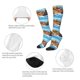 thumbnail image 3 of Fotbe Animals on Noah's Ark Floating Calcetas Divertidas Estampadas para Hombre y Mujer, Calcetas de Algodón hasta la Rodilla para Caminar, Correr, Enfermería y Embarazo, 3 of 6