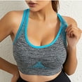 thumbnail image 7 of Sinpiling Womens Sports Bras 2 Pack Racerback Wirefree Push-Up Pullover Underwear Ladies Multipack Color Block High Support Workout Bralettes, 7 of 7