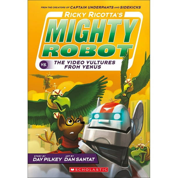 Forfatning Selskabelig Hykler Ricky Ricotta: Ricky Ricotta's Mighty Robot vs. the Voodoo Vultures from  Venus (Series #3) (Hardcover) - Walmart.com