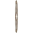 thumbnail image 4 of 66 7/8"W x 66 7/8"H x 3/8"T King Size Laird Decorative Fretwork Wood Ceiling Panels, Hickory, 4 of 10
