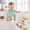 Blue BU, variant on ABPWLY Ducks Themed Toddler Button Toy Interactive Sensory Stress Relief Hand Eye Coordination Portable Travel Game 1 Pc 3.54x3.54in