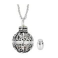thumbnail image 1 of Handmade Cremation Urn Necklace Keepsake Jewelry Urn Pendant for Men, 1 of 7