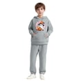 thumbnail image 3 of Auroural Sweatsuits 2pcs Sets Boys Clothes Size 6 Winter Long Sleeved Set For Boys And Girls Hoodie Set For Children Hooded Sweatshirt Set For Children Two-piece Sweatshirt Sets, 3 of 6