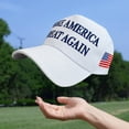 thumbnail image 4 of 2024 MAGA Donald Trump Sombrero American Trucker Hat Parasol, 4 of 9