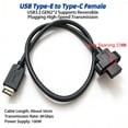 thumbnail image 6 of 10Gbps 20Gbps Type E to USB 3.2 Gen 2 Female Front Panel Data Transfer Extension Cable for Professional Laptop Use, 6 of 8