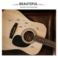 thumbnail image 3 of Raindrops 1 Sheet Ukulele Fretboard Stickers Silver Plastic DIY for Performance, 3 of 6