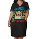 thumbnail image 2 of Vestido colgante con bolsillo para mujer Camiseta clásica con el logo de Hootie and the blow actuación en festival, 2 of 6
