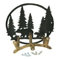thumbnail image 6 of Zeckos Black Bear Forest Cast Iron Garden Hose Holder - 11" Wildlife Wall Decor - Multicolored - Size, 6 of 7