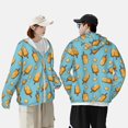 thumbnail image 4 of Balery Lemon Ice Cream Sudadera ligera de manga larga con capucha y protección solar UPF 50+ para hombre y mujer, ideal para pesca y running-X-Large, 4 of 7