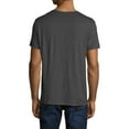 thumbnail image 4 of Hanes Men's and Big Men's Modal Triblend Short Sleeve Tee, Up To Size 3XL, 4 of 6