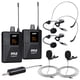 thumbnail image 1 of Sistema de micrófono Pyle PDWMU211 Dual UHF inalámbrico negro, 1 of 7