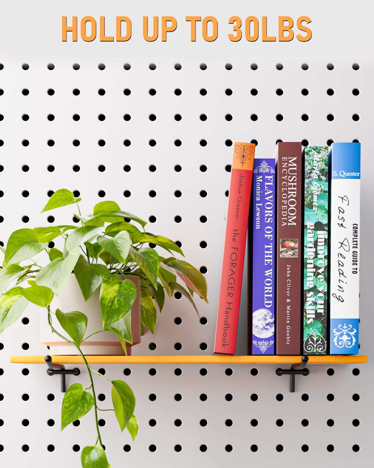 INCLY 60 Pack 2/4/6 Inch Black Pegboard Hooks, Heavy Duty Peg Board Shelving Hooks Accessories, Peg Board Tool Hangers Fit for 1/4" Pegboard Hanging Tools Garage, Craft Organizing, Kitchen, Store