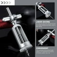 thumbnail image 2 of OUNONA 1Pack Silver Wine Bottle Opener with Corkscrew Opening for Home Party and Wedding Use, 2 of 6