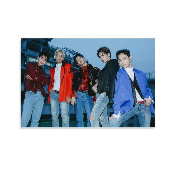SHINee Hot K-pop Poster Print Photo Art Painting Canvas Poster Home Decorative Bedroom Modern Decor Posters Gifts 24x36inch(60x90cm)