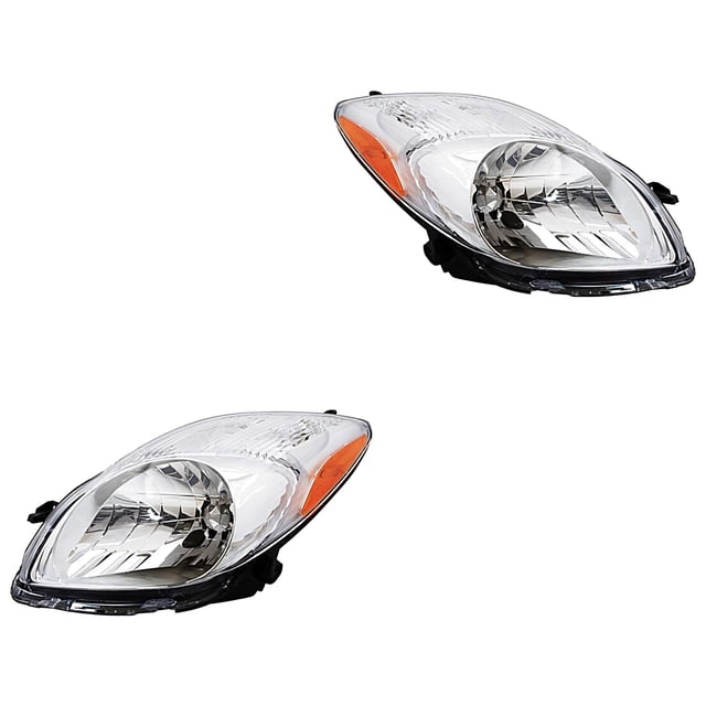 Par de Faros Yaris 2009 A 2011 Toyota TYC .
